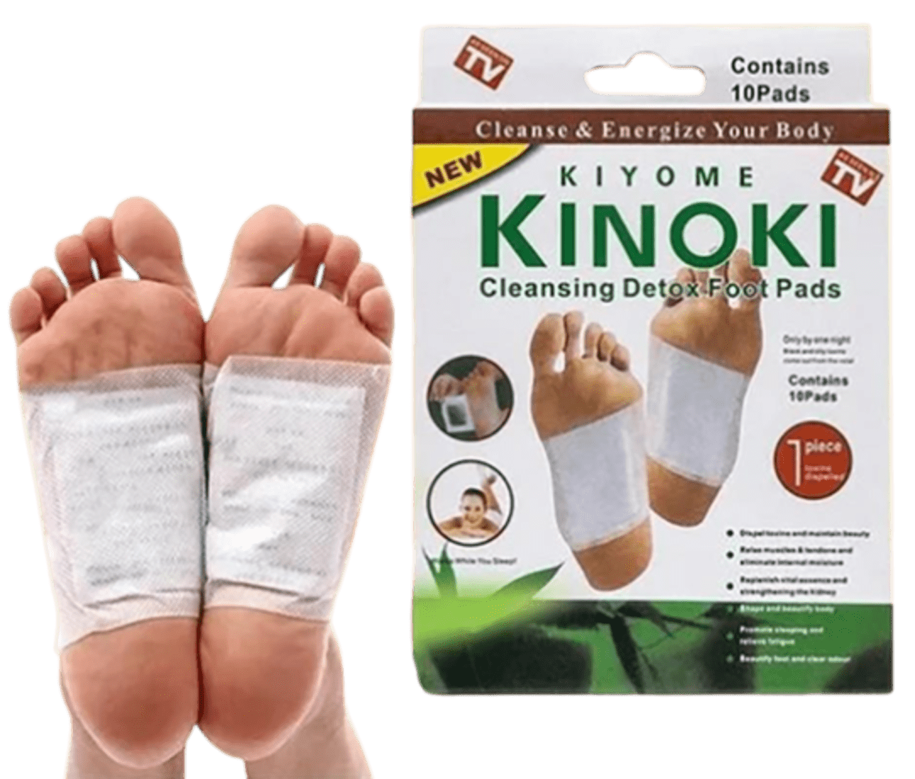 Parches Detox Pies Kinoki